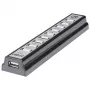 Manhattan USB-A 10 prievadų stalinis šakotuvas, 10x USB-A prievadai, 480 Mbps (USB 2.0), maitinamas per USB arba išorinį maitinimo šaltinį (nepridedamas) didesnei prijungtų įrenginių galiai
