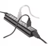 Manhattan USB-A 10 prievadų stalinis šakotuvas, 10x USB-A prievadai, 480 Mbps (USB 2.0), maitinamas per USB arba išorinį maitinimo šaltinį (nepridedamas) didesnei prijungtų įrenginių galiai