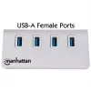 USB šakotuvas Manhattan USB-A 4 prievadų