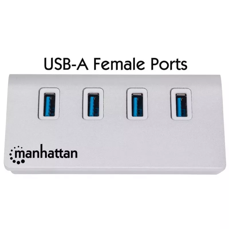 USB šakotuvas Manhattan USB-A 4 prievadų