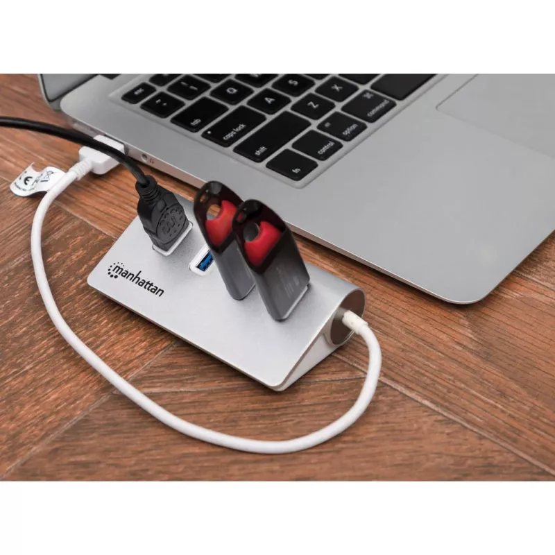 USB šakotuvas Manhattan USB-A 4 prievadų