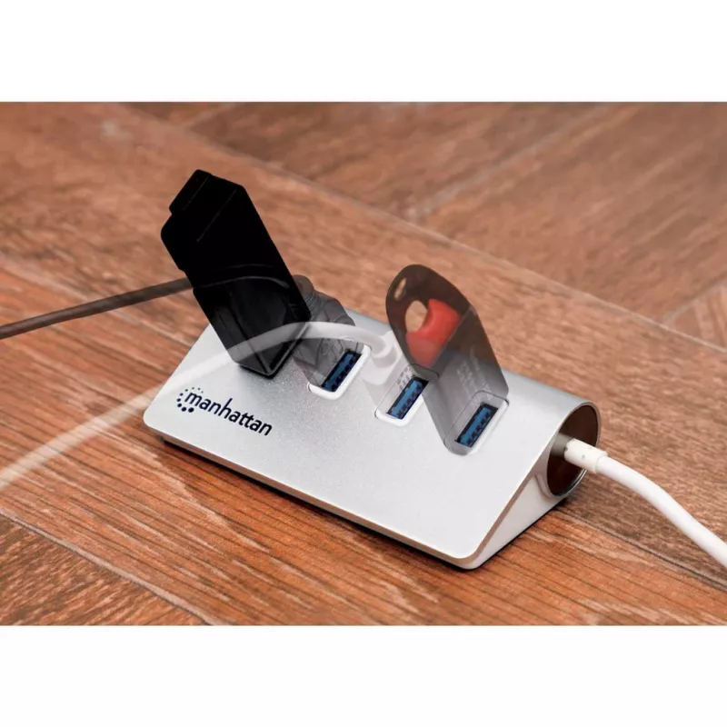 USB šakotuvas Manhattan USB-A 4 prievadų
