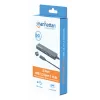 Manhattan USB-C dokas / šakotuvas, prievadai (4): USB-A (x4), 5 Gbps (USB 3.2 Gen 1, ankst. USB 3.0), maitinamas per USB (nereikalingas išorinis maitinimo šaltinis), atitinka HB30CM4AB