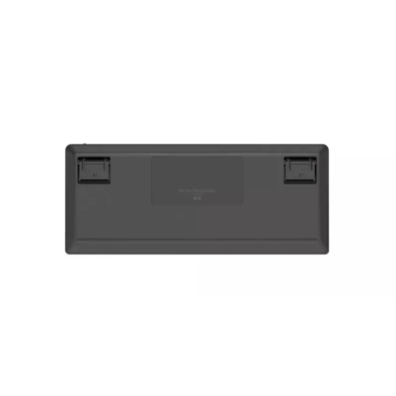 Logitech MX Mechanical Mini minimalistinė belaidė apšviesta klaviatūra – grafito spalvos, lytėjimo tylioji, QWERTY, danų/norvegų/švedų/suomių