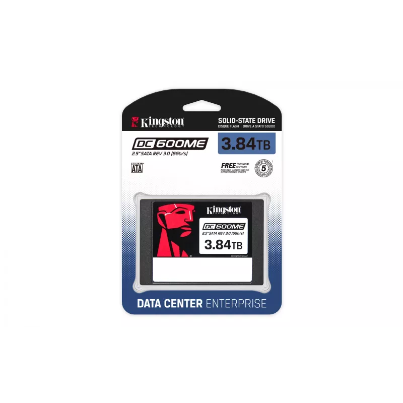 SSD diskas Kingston Technology 3.84TB 2.5 colio SATA DC600ME