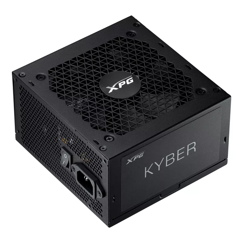 XPG KYBER 850W maitinimo blokas, 850 W, 100–240 V, 47–63 Hz, 24 kontaktų ATX, 65 cm, 450 mm
