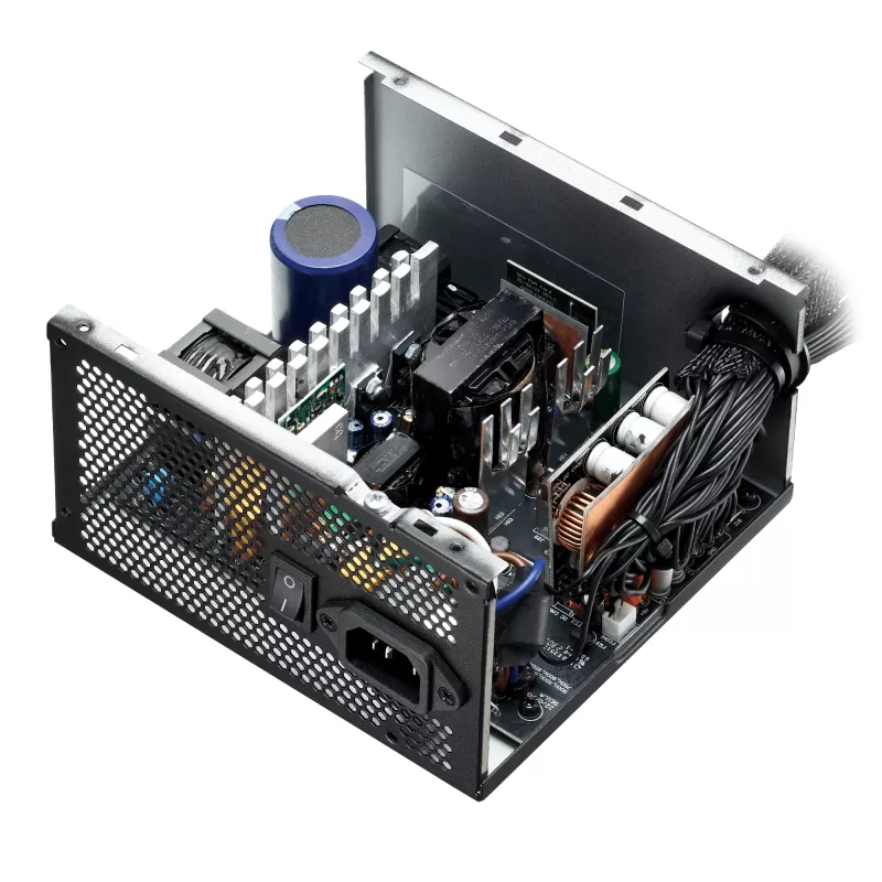 XPG KYBER 850W maitinimo blokas, 850 W, 100–240 V, 47–63 Hz, 24 kontaktų ATX, 65 cm, 450 mm