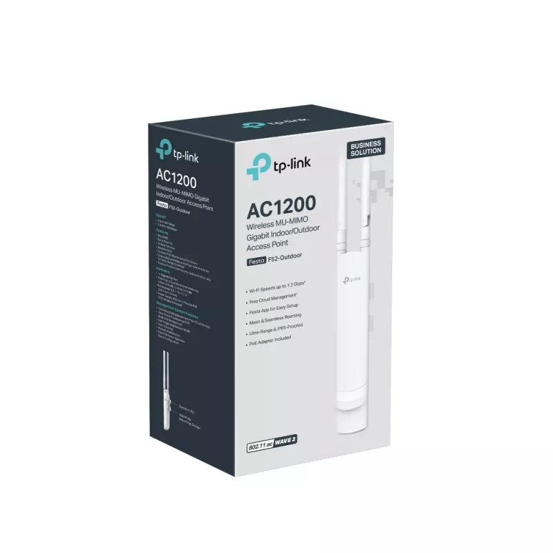 TP-Link Festa F52-Outdoor 1200 Mbit/s baltas maitinimas per Ethernet (PoE)