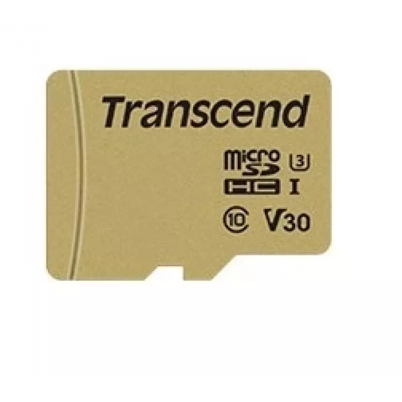 TRANSCEND Micro Sdhc kortelė 500s 16GB Uhs-i U3 Mlc su adapteriu