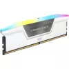 CORSAIR atmintinė 32GB DDR5 (2x16GB) DRAM 6000MT/s CL30 atminties rinkinys Vengeance RGB – balta