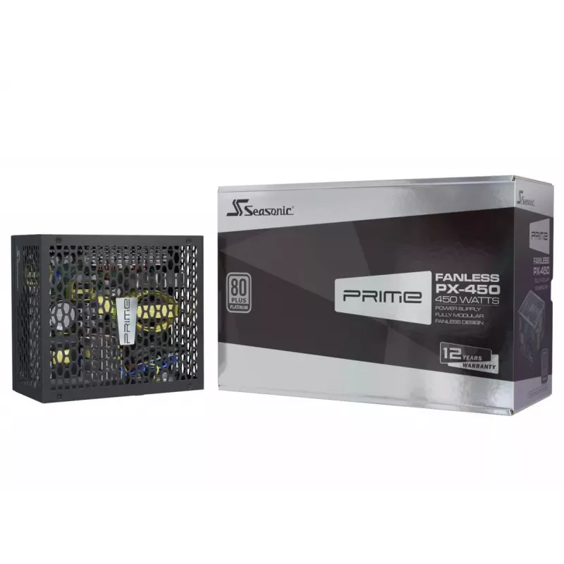 SEASONIC Prime Fanless Px maitinimo blokas 450 W 20+4 kontaktų ATX