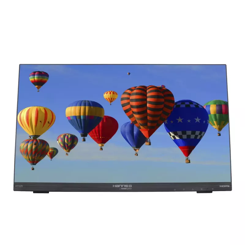 Hannspree HT225HPB kompiuterio monitorius 54,6 cm (21,5 colio) 1920 x 1080 pikselių Full HD LED jutiklinis ekranas stalinis juodas