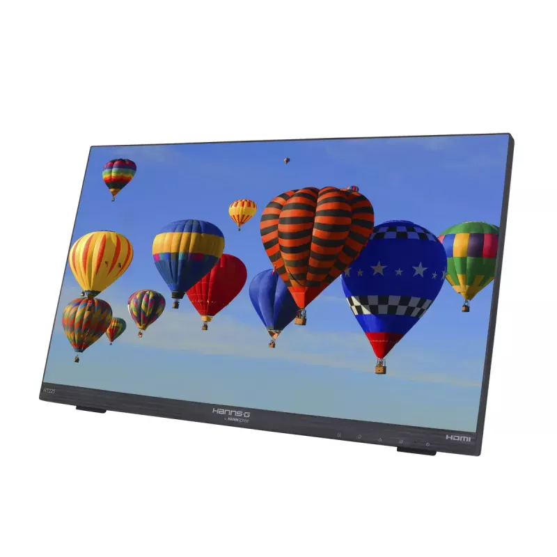 Hannspree HT225HPB kompiuterio monitorius 54,6 cm (21,5 colio) 1920 x 1080 pikselių Full HD LED jutiklinis ekranas stalinis juodas