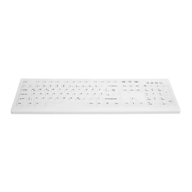 Contour Design Active Key AK-C8100F-FUS-W/GE klaviatūra Medicininė RF belaidė QWERTZ vokiška balta