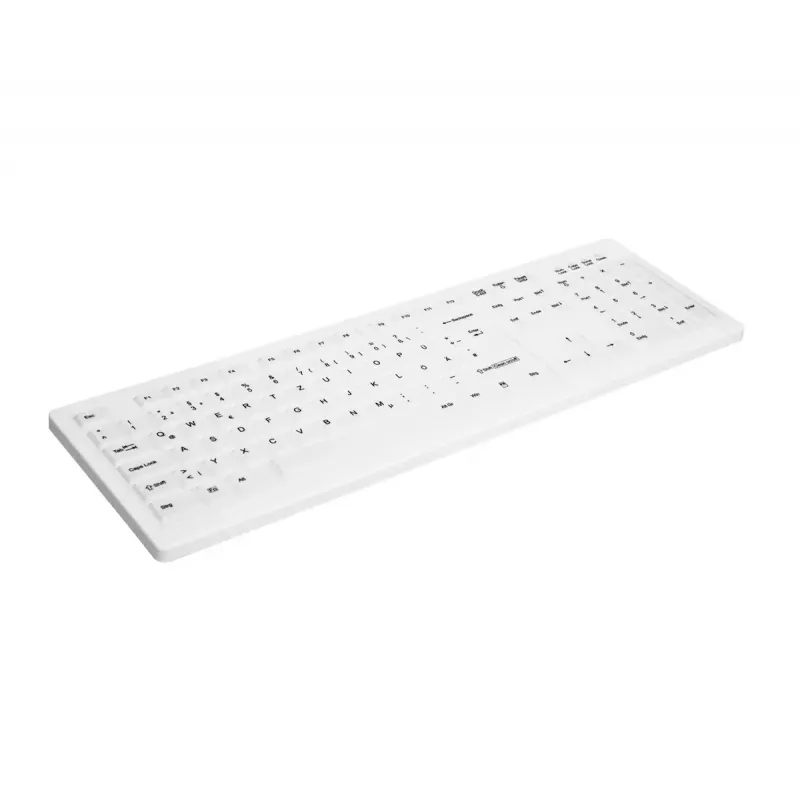 Contour Design Active Key AK-C8100F-FUS-W/GE klaviatūra Medicininė RF belaidė QWERTZ vokiška balta