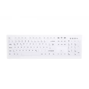 Contour Design Active Key AK-C8100F-FUS-W/GE klaviatūra Medicininė RF belaidė QWERTZ vokiška balta