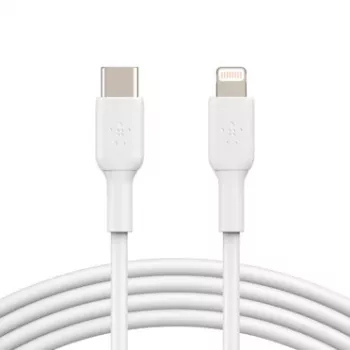 BELKIN Lightning į USB-C kabelis 1 m baltas