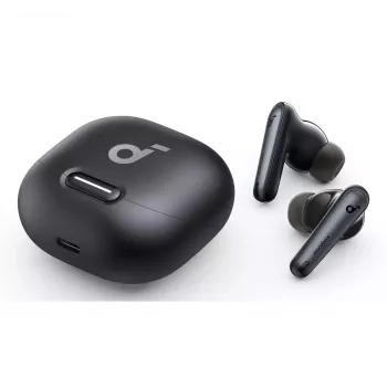 Belaidės į ausis įdedamos ausinės Anker Liberty 4 NC — juodos, Bluetooth, USB-C įkrovimas