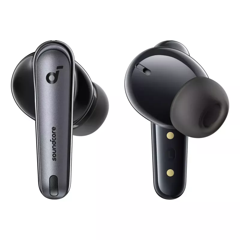 Belaidės į ausis įdedamos ausinės Anker Liberty 4 NC — juodos, Bluetooth, USB-C įkrovimas