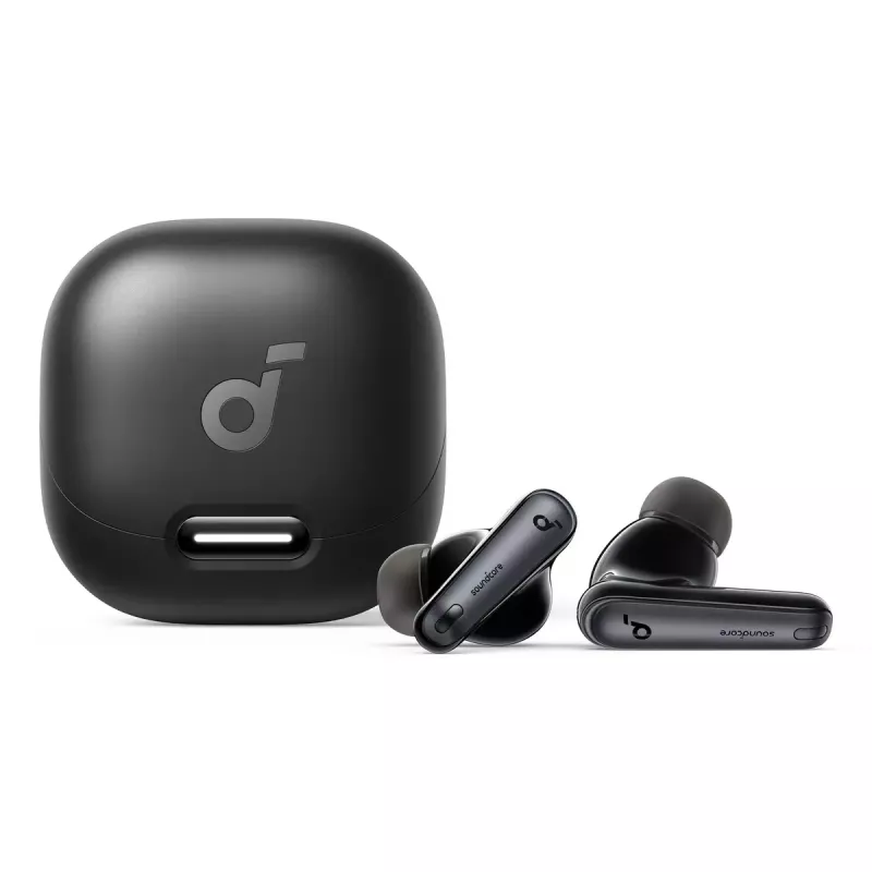 Belaidės į ausis įdedamos ausinės Anker Liberty 4 NC — juodos, Bluetooth, USB-C įkrovimas