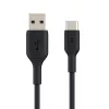 USB laidas Belkin CAB001BT1MBK 1m USB A USB C juodas