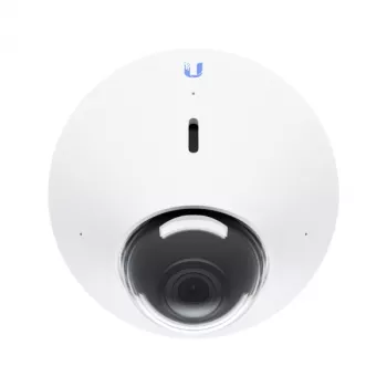 IP stebėjimo kamera UBIQUITI UVC‑G4‑DOME — kupolinė, montuojama prie lubų, laidinė, 5 MP (2688x1512), 86° horizontalus, lauke/patalpose, balta