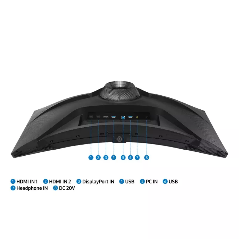 Samsung G75NB kompiuterio monitorius 81,3 cm (32 coliai) 3840 x 2160 pikselių 4K Ultra HD LED juodas