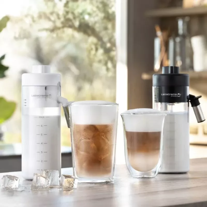 Kombinuotas kavos aparatas De’Longhi ECAM450.86.T — visiškai automatinis, 1,8 L vandens talpa, 300 g pupelių talpa, 19 barų, įmontuotas malūnėlis, TFT ekranas