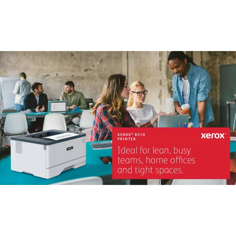 Xerox B310 A4 40ppm belaidis dvipusis spausdintuvas PS3 PCL5e/6 2 padėklai iš viso 350 lapų