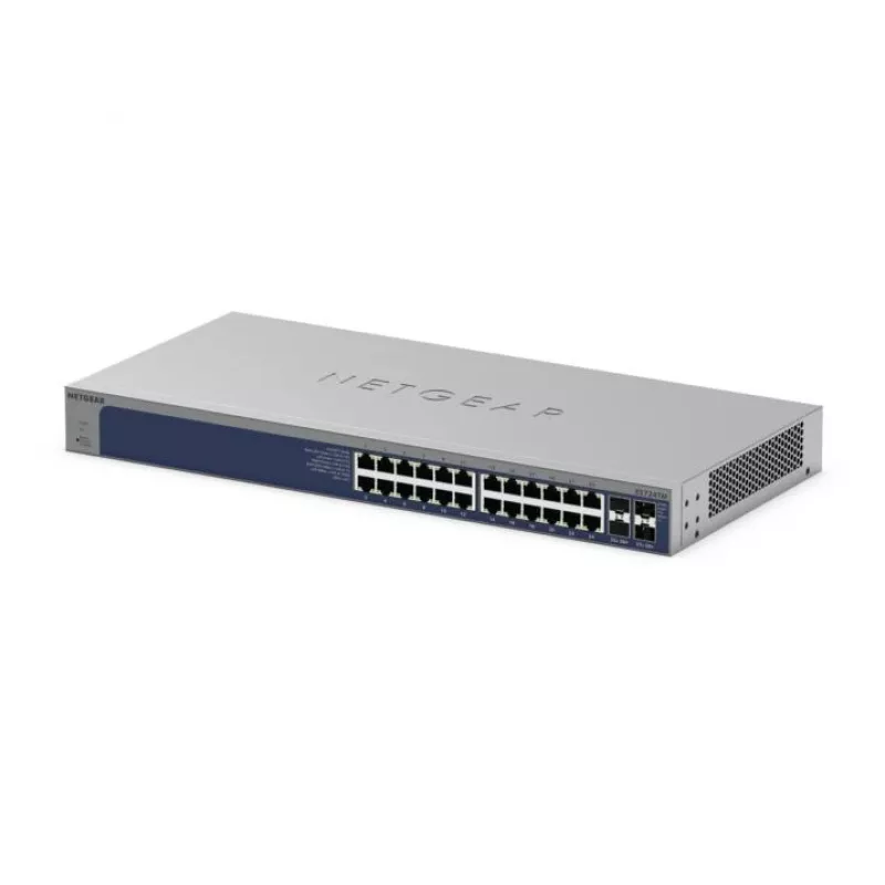 NETGEAR XS724TM valdomas L2/L3/L4 pilkas