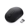 DELL Pro Plus Compact pelė - MS5120W - juoda, abiem rankoms tinkama, optinė, RF belaidė + Bluetooth, 1600 DPI, juoda
