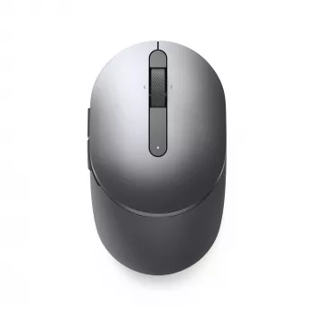 DELL Pro Plus Compact pelė - MS5120W - Titan Gray, abiem rankoms tinkama, optinė, RF belaidė + Bluetooth, 1600 DPI, pilka, titano
