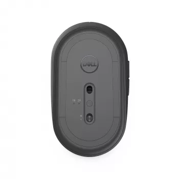 DELL Pro Plus Compact pelė - MS5120W - Titan Gray, abiem rankoms tinkama, optinė, RF belaidė + Bluetooth, 1600 DPI, pilka, titano