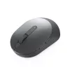 DELL Pro Plus Compact pelė - MS5120W - Titan Gray, abiem rankoms tinkama, optinė, RF belaidė + Bluetooth, 1600 DPI, pilka, titano