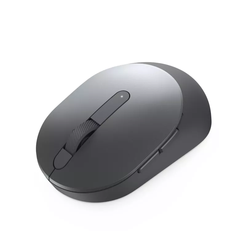 DELL Pro Plus Compact pelė - MS5120W - Titan Gray, abiem rankoms tinkama, optinė, RF belaidė + Bluetooth, 1600 DPI, pilka, titano