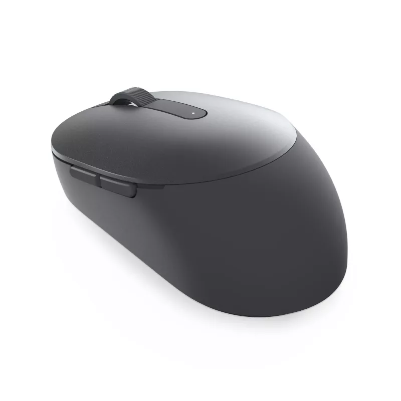 DELL Pro Plus Compact pelė - MS5120W - Titan Gray, abiem rankoms tinkama, optinė, RF belaidė + Bluetooth, 1600 DPI, pilka, titano