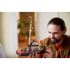 Konstruktorius LEGO Ideas 21350 Jaws rinkinys — 1497 dalys, 3 minifigūrėlės, valtis ir legendinis ryklys, rekomenduojamas amžius 18+