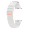 Samsung Fabric Band (S/M), skirtas Galaxy Watch 7, apyrankė, išmanusis laikrodis, rožinė, balta, Samsung, Galaxy Watch 7, Galaxy Watch4/5/6/7/FE/4 Classic/5 Classic/5 Pro, audinys