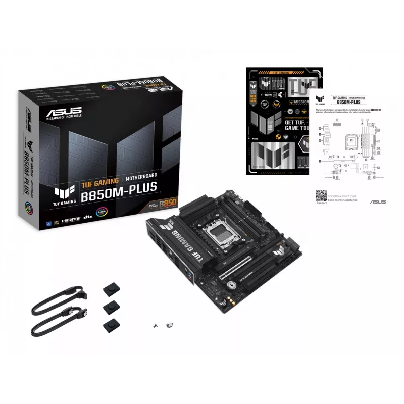 Motininė plokštė ASUS TUF GAMING B850M-PLUS AMD B850 Socket AM5 micro ATX