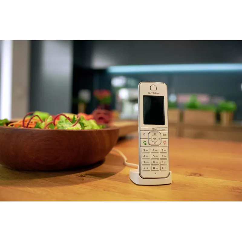 Fon FRITZ C6 DECT telefonas su skambintojo ID baltas
