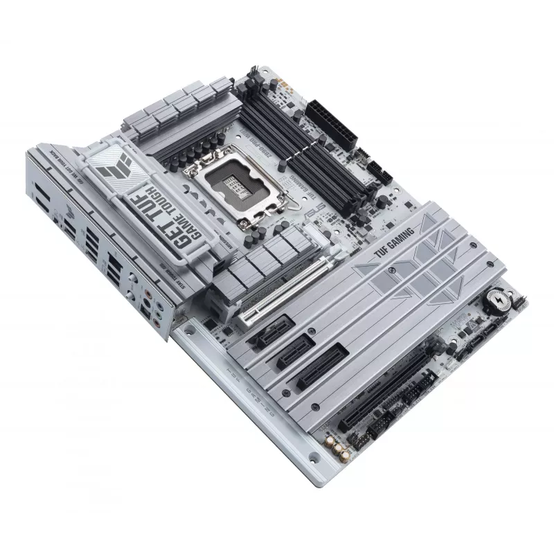 ASUS TUF GAMING Z890-PRO WIFI ATX pagrindinė plokštė su Intel Z890 mikroschemų rinkiniu, LGA1851 lizdu, DDR5 atminties palaikymu ir Wi-Fi 7.
