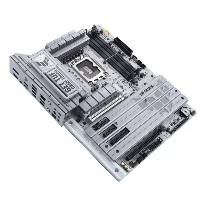 ASUS TUF GAMING Z890-PRO WIFI ATX pagrindinė plokštė su Intel Z890 mikroschemų rinkiniu, LGA1851 lizdu, DDR5 atminties palaikymu ir Wi-Fi 7.