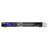 QNAP QGD-1600P valdomas Gigabit Ethernet (10/100/1000) maitinimas per Ethernet (PoE) 1U juoda, pilka