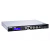 QNAP QGD-1600P valdomas Gigabit Ethernet (10/100/1000) maitinimas per Ethernet (PoE) 1U juoda, pilka