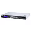 QNAP QGD-1600P valdomas Gigabit Ethernet (10/100/1000) maitinimas per Ethernet (PoE) 1U juoda, pilka