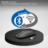 INCA Wireless pelė Iwm-531ra - Bluetooth & Rf Wireless 2.4GHz - 1600dpi - juoda/sidabrinė