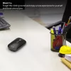 INCA Wireless pelė Iwm-531ra - Bluetooth & Rf Wireless 2.4GHz - 1600dpi - juoda/sidabrinė