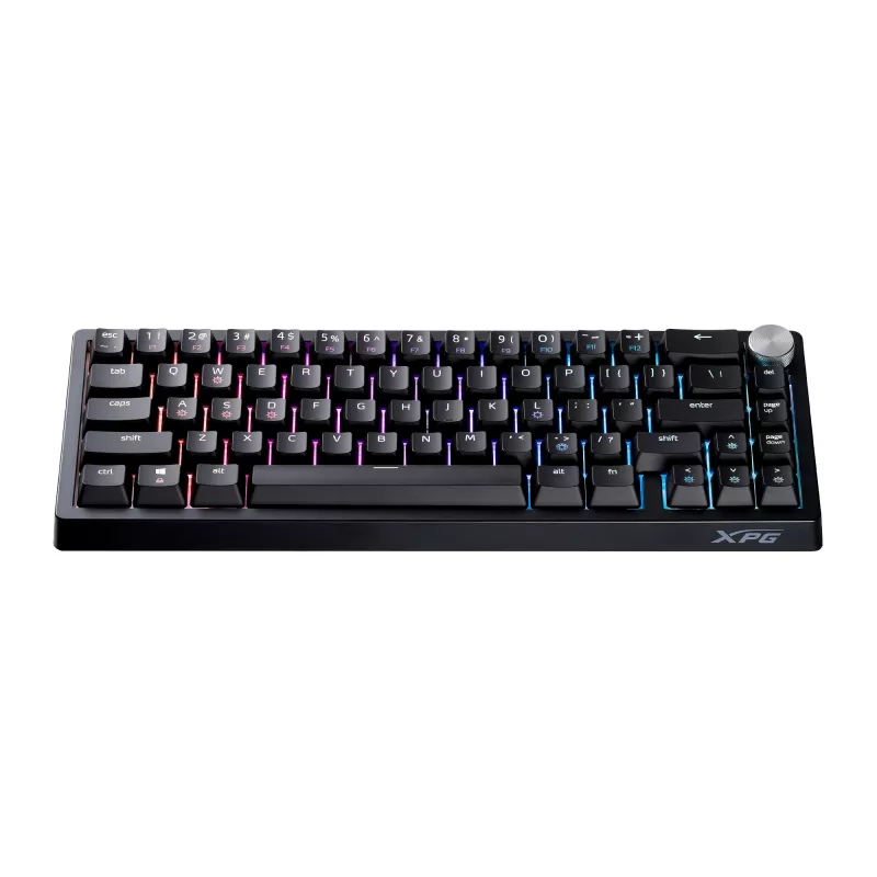 XPG SORCERER MINI ŽAIDIMŲ KLAVIATŪRA, laidinė, USB, mechaninė, QWERTY, RGB LED, juoda