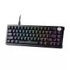 XPG SORCERER MINI ŽAIDIMŲ KLAVIATŪRA, laidinė, USB, mechaninė, QWERTY, RGB LED, juoda