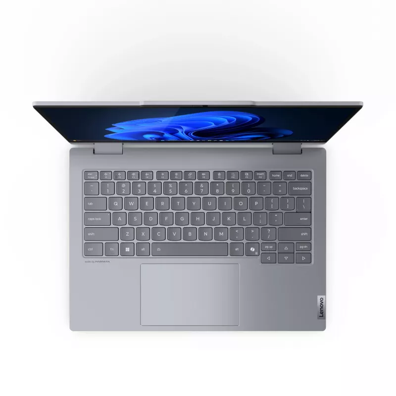 Hibridinis 2-in-1 Lenovo ThinkBook 14 G5 IAU — Intel Core Ultra 5 225U, 14 colių WUXGA liečiamasis, 16 GB DDR5, 512 GB SSD, Windows 11 Pro, pilka